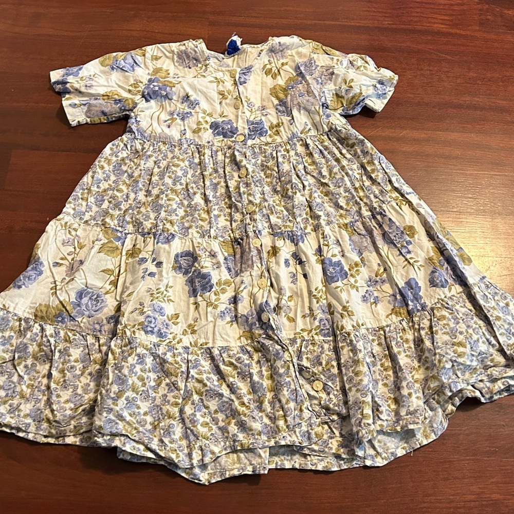 Vintage Cornelloki kids floral dress